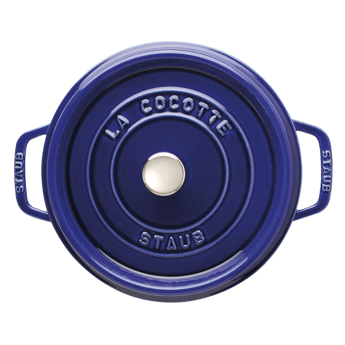Staub Cocotte 28 Cm, Rund, Dunkelblau, Gusseisen 2 Staub Cocotte 28 Cm, Rund, Dunkelblau, Gusseisen – Bild 2