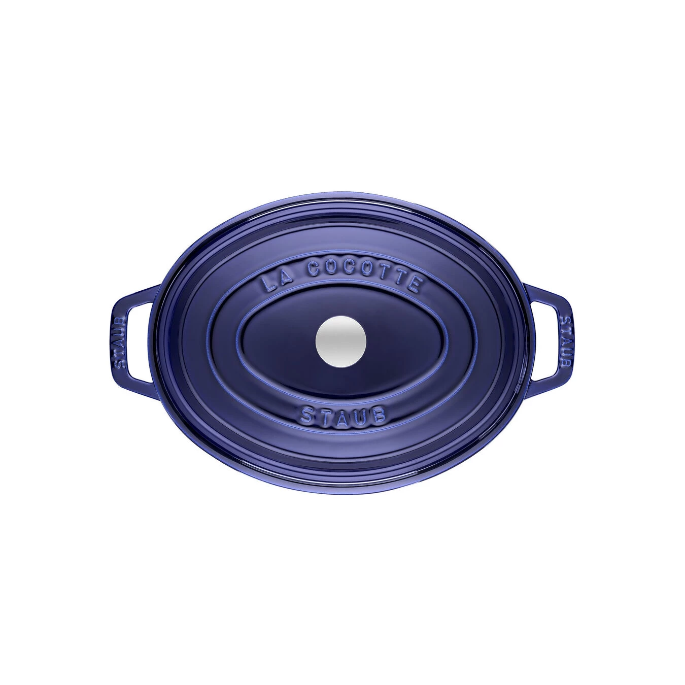 Staub Cocotte 29 Cm, Oval, Dunkelblau, Gusseisen 2 Staub Cocotte 29 Cm, Oval, Dunkelblau, Gusseisen – Bild 2