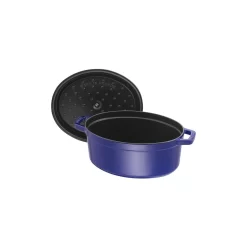 Staub Cocotte 29 Cm, Oval, Dunkelblau, Gusseisen 10 Staub Cocotte 29 Cm, Oval, Dunkelblau, Gusseisen -STAUB Küche 40510 288 0 5 2