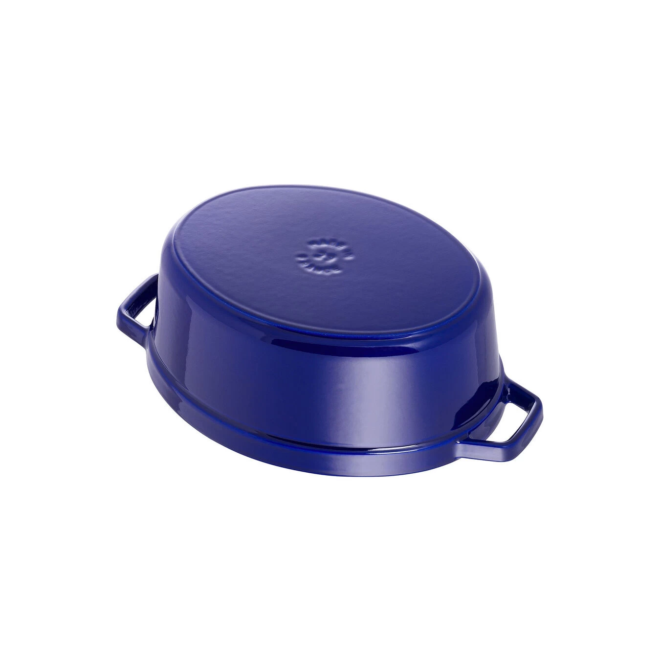 Staub Cocotte 29 Cm, Oval, Dunkelblau, Gusseisen 4 Staub Cocotte 29 Cm, Oval, Dunkelblau, Gusseisen – Bild 4