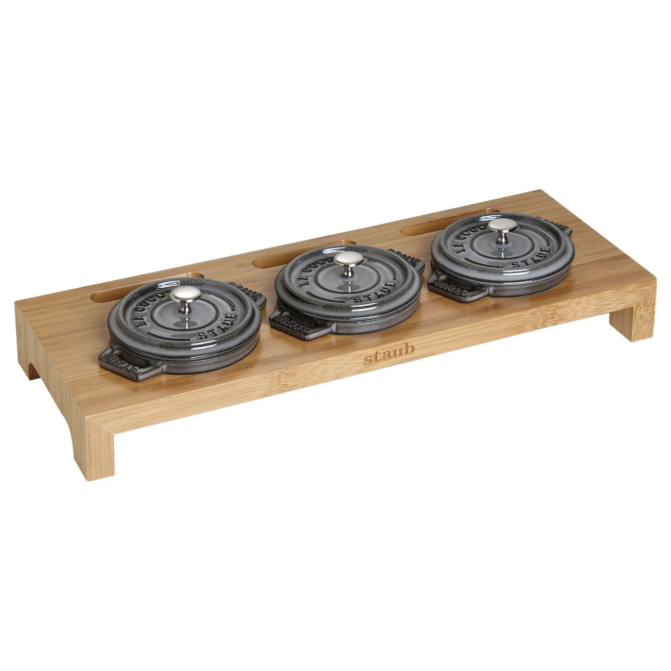 Staub Servierbrett, 42 Cm X 16 Cm, Bambus 1 Staub Servierbrett, 42 Cm X 16 Cm, Bambus