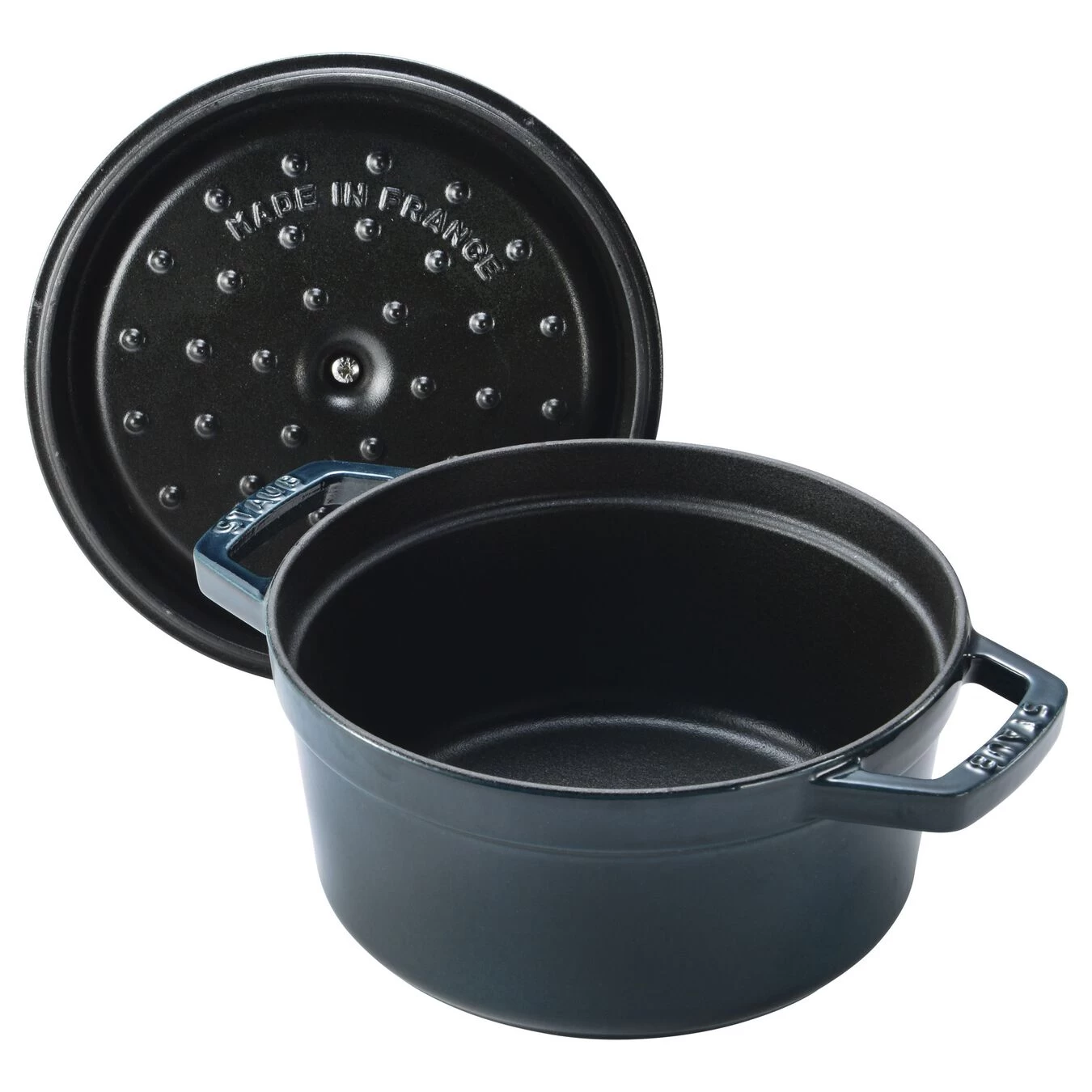 Staub Cocotte 20 Cm, Rund, La-Mer, Gusseisen 4 Staub Cocotte 20 Cm, Rund, La-Mer, Gusseisen – Bild 4