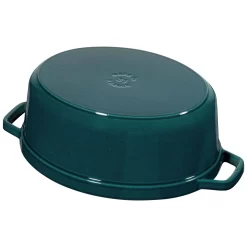 Staub Cocotte 31 Cm, Oval, La-Mer, Gusseisen 9 Staub Cocotte 31 Cm, Oval, La-Mer, Gusseisen -STAUB Küche 40510 598 0 3