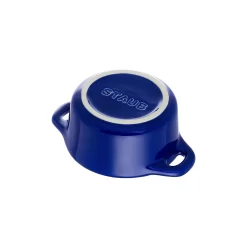 Staub Mini Cocotte 10 Cm, Rund, Dunkelblau, Keramik -STAUB Küche 40510 786 0 5