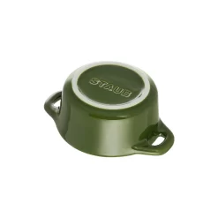 Staub Mini Cocotte 10 Cm, Rund, Basilikum-Grün, Keramik 9 Staub Mini Cocotte 10 Cm, Rund, Basilikum-Grün, Keramik -STAUB Küche 40510 787 0 5