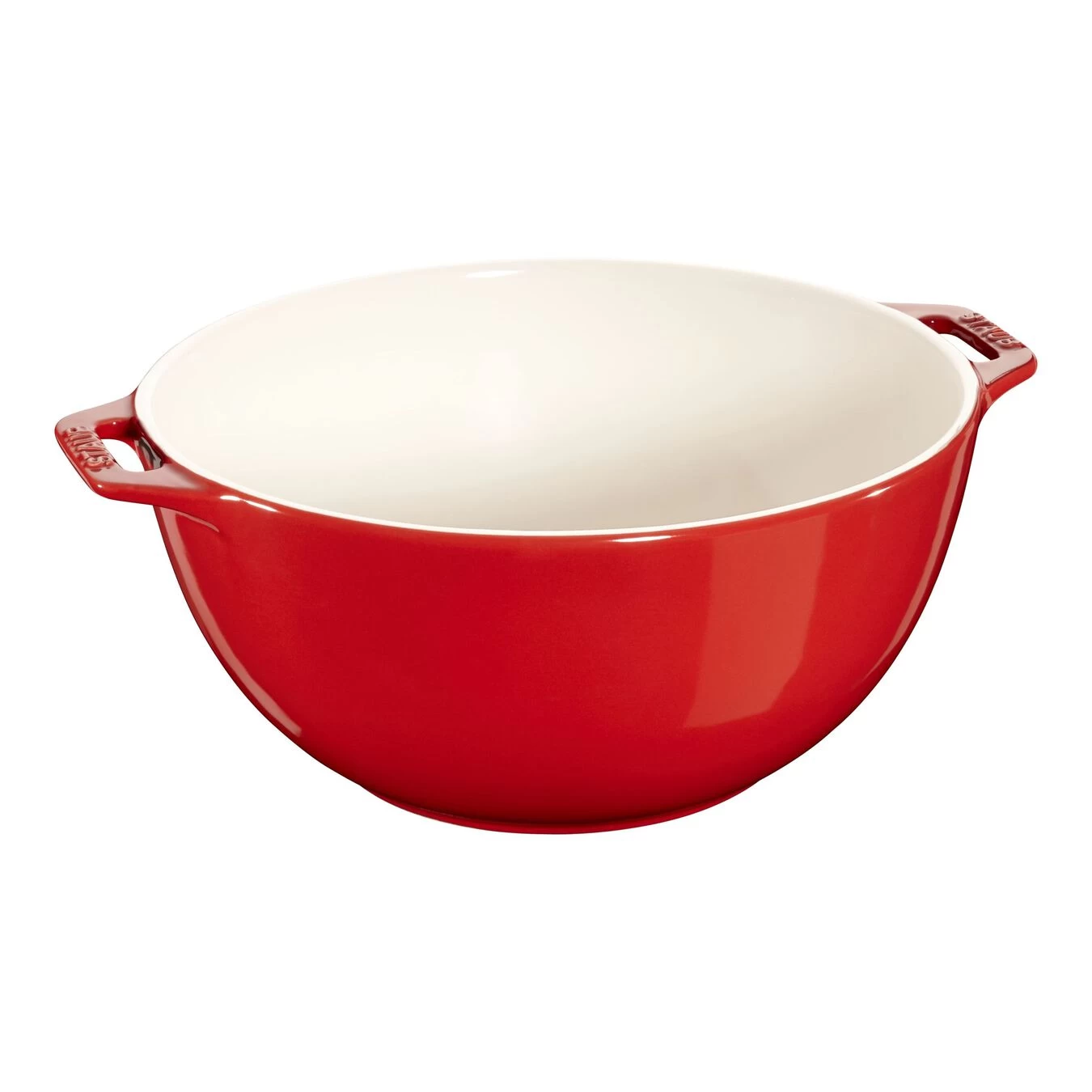 Staub Schüssel 25 Cm, Keramik, Kirsch-Rot 1 Staub Schüssel 25 Cm, Keramik, Kirsch-Rot