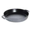 Staub Paella Pfanne 34 Cm, Gusseisen, Graphit-Grau