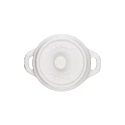 Staub Mini Cocotte 10 Cm, Rund, Reinweiß, Keramik 7 Staub Mini Cocotte 10 Cm, Rund, Reinweiß, Keramik -STAUB Küche 40511 083 0 3