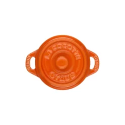Staub Mini Cocotte 10 Cm, Rund, Orange, Keramik -STAUB Küche 40511 085 0 7