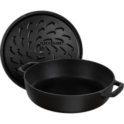 Staub Bräter Mit Chistera Drop-Structure 24 Cm, Gusseisen -STAUB Küche 40511 473 0 2