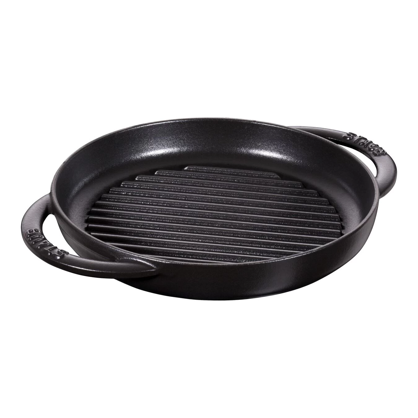 Staub Pure Grill 23 Cm, Rund, Schwarz, Gusseisen 1 Staub Pure Grill 23 Cm, Rund, Schwarz, Gusseisen