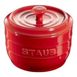 Staub Salzfass Kirsch-Rot, Keramik