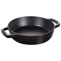 Staub Bratpfanne Mit 2 Griffen 20 Cm, Gusseisen, Schwarz