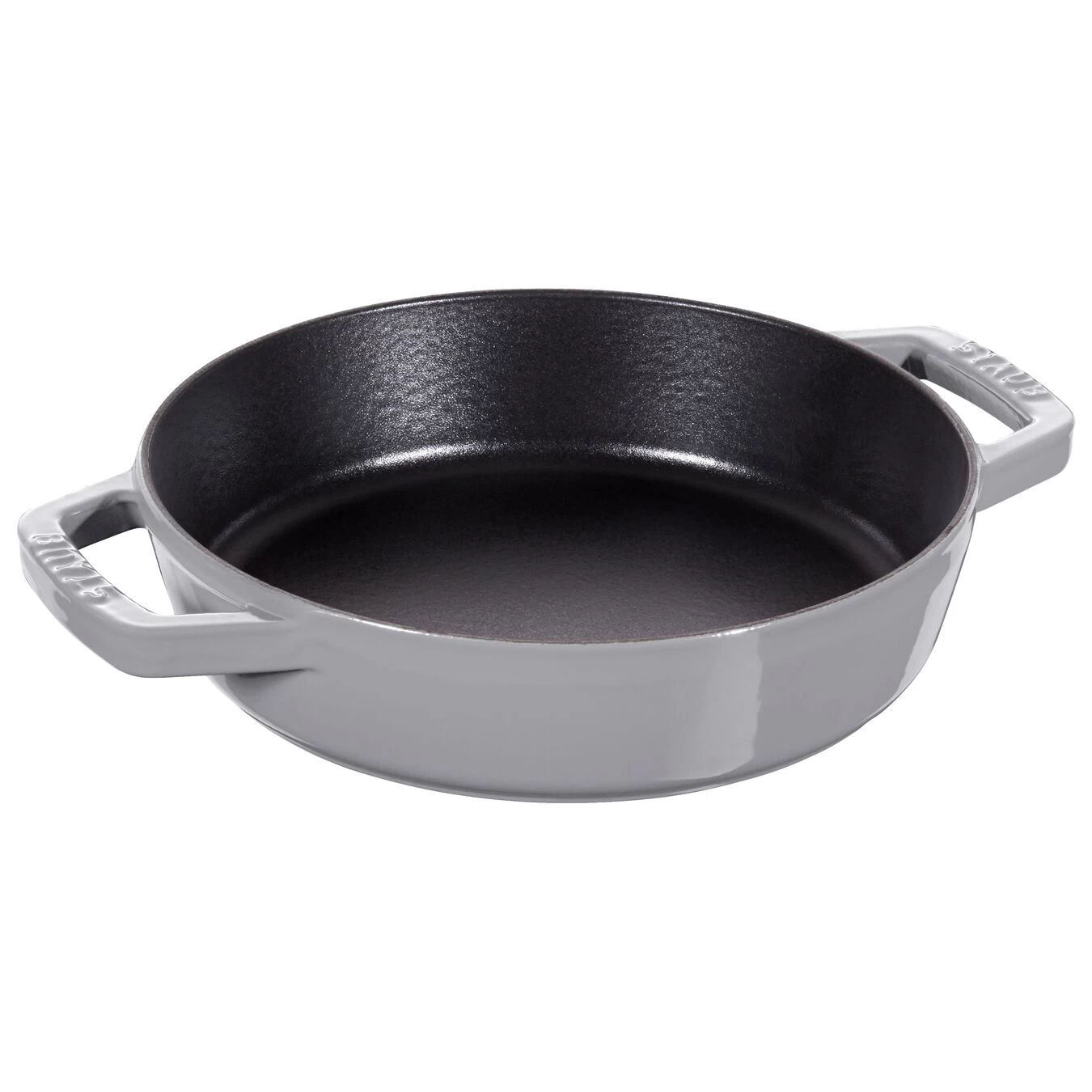 Staub Bratpfanne Mit 2 Griffen 20 Cm, Gusseisen, Graphit-Grau 1 Staub Bratpfanne Mit 2 Griffen 20 Cm, Gusseisen, Graphit-Grau