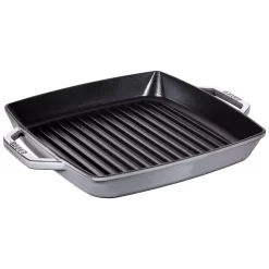 Staub Grillpfanne 28 X 28 Cm, Gusseisen, Graphit-Grau