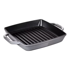 Staub Grillpfanne 23 X 23 Cm, Gusseisen, Graphit-Grau