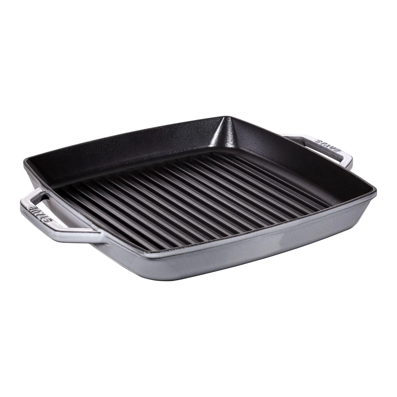 Staub Grillpfanne 33 X 33 Cm, Gusseisen, Graphit-Grau 1 Staub Grillpfanne 33 X 33 Cm, Gusseisen, Graphit-Grau