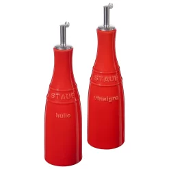 Staub Öl- & Essigset 20 Cm, Keramik, Kirsch-Rot