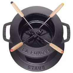 Staub Fondue Set 16 Cm, Schwarz 7 Staub Fondue Set 16 Cm, Schwarz -STAUB Küche 40511 970 0 3