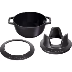 Staub Fondue Set 20 Cm, Schwarz 8 Staub Fondue Set 20 Cm, Schwarz -STAUB Küche 40511 972 0 1