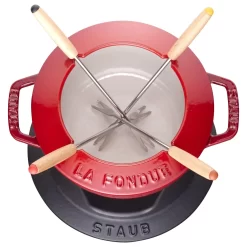 Staub Fondue Set 16 Cm, Kirsch-Rot 9 Staub Fondue Set 16 Cm, Kirsch-Rot -STAUB Küche 40511 973 0 2