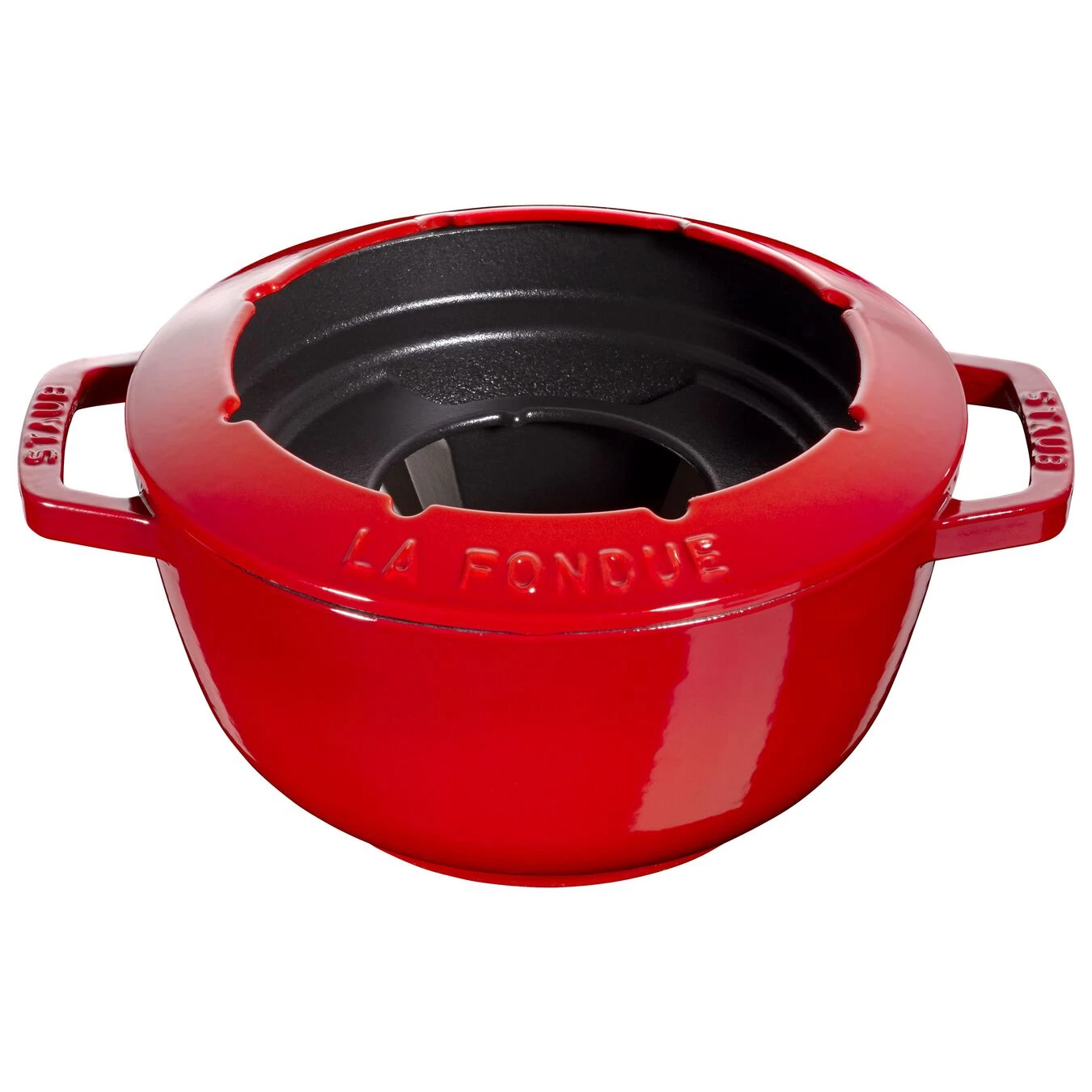 Staub Fondue Set 20 Cm, Kirsch-Rot 3 Staub Fondue Set 20 Cm, Kirsch-Rot – Bild 3