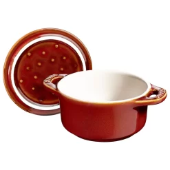 Staub Mini Cocotte 10 Cm, Rund, Antik-Kupfer, Keramik -STAUB Küche 40511 999 0 1