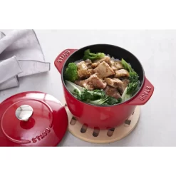 Staub Reis-Cocotte 16 Cm, Rund, Kirsch-Rot, Gusseisen 11 Staub Reis-Cocotte 16 Cm, Rund, Kirsch-Rot, Gusseisen -STAUB Küche 424409817