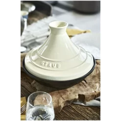 Staub Tajine 28 Cm, Gusseisen, Cream 6 Staub Tajine 28 Cm, Gusseisen, Cream -STAUB Küche 424418362