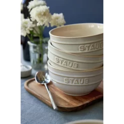 Staub Schüssel 14 Cm, Keramik, Elfenbein-Weiß -STAUB Küche 424424398