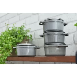 Staub Cocotte 16 Cm, Rund, Graphit-Grau, Gusseisen 8 Staub Cocotte 16 Cm, Rund, Graphit-Grau, Gusseisen -STAUB Küche 750032233