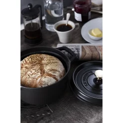 Staub Cocotte 22 Cm, Rund, Schwarz, Gusseisen 5 Staub Cocotte 22 Cm, Rund, Schwarz, Gusseisen -STAUB Küche 750033064