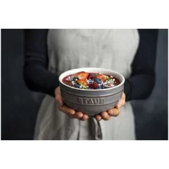 Staub Schüssel 14 Cm, Keramik, Antik-Grau 6 Staub Schüssel 14 Cm, Keramik, Antik-Grau -STAUB Küche 750033759