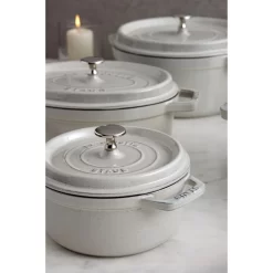 Staub Cocotte 20 Cm, Rund, Weisser Trüffel, Gusseisen 11 Staub Cocotte 20 Cm, Rund, Weisser Trüffel, Gusseisen -STAUB Küche 750037881