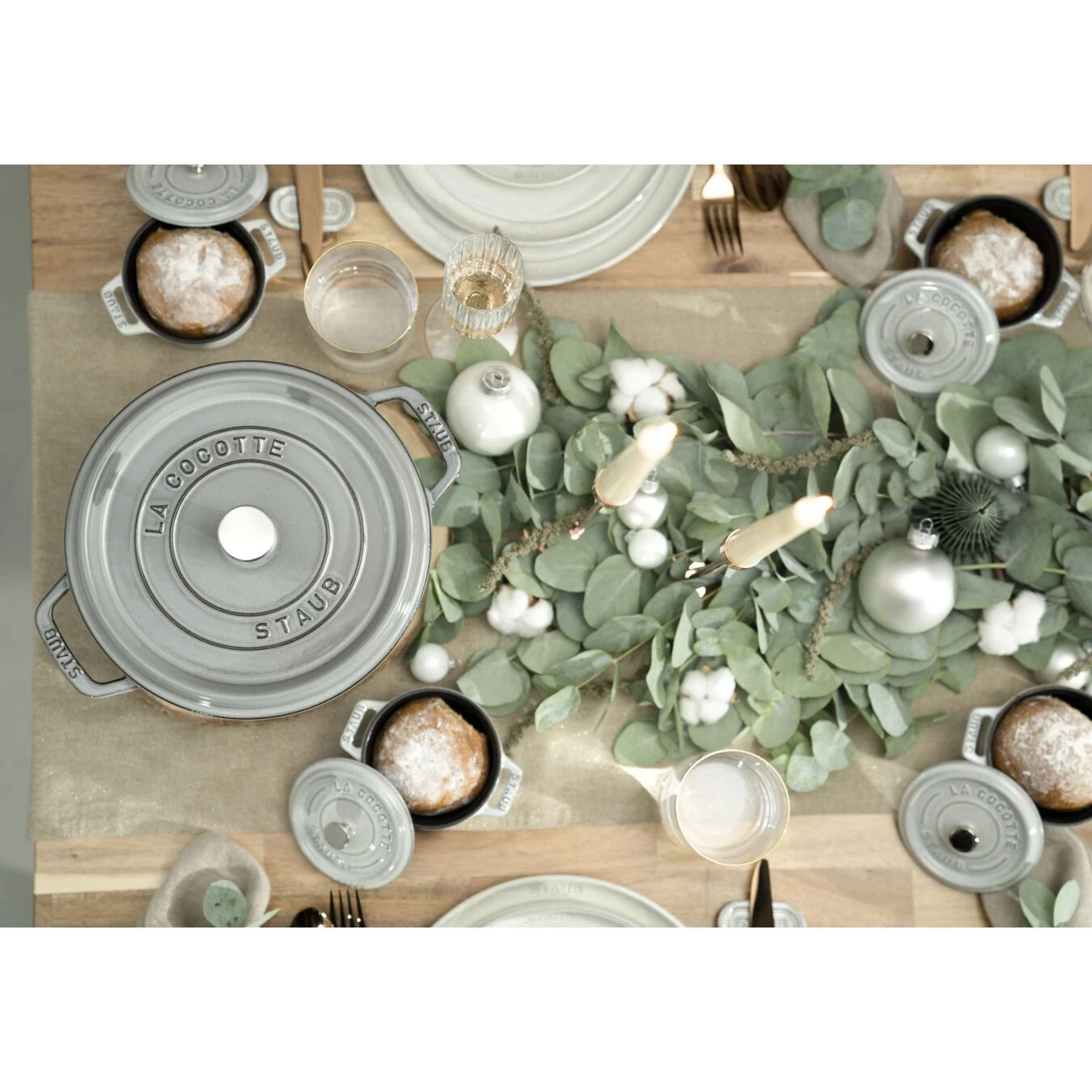 Staub Cocotte 26 Cm, Rund, Graphit-Grau, Gusseisen 6 Staub Cocotte 26 Cm, Rund, Graphit-Grau, Gusseisen – Bild 6