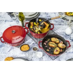 Staub Kochtopfset 3-tlg, Gusseisen -STAUB Küche 750050191